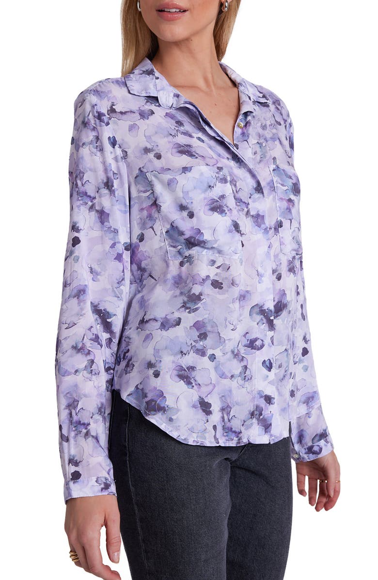 Bella Dahl Floral Button-Up Shirt, Alternate, color, 