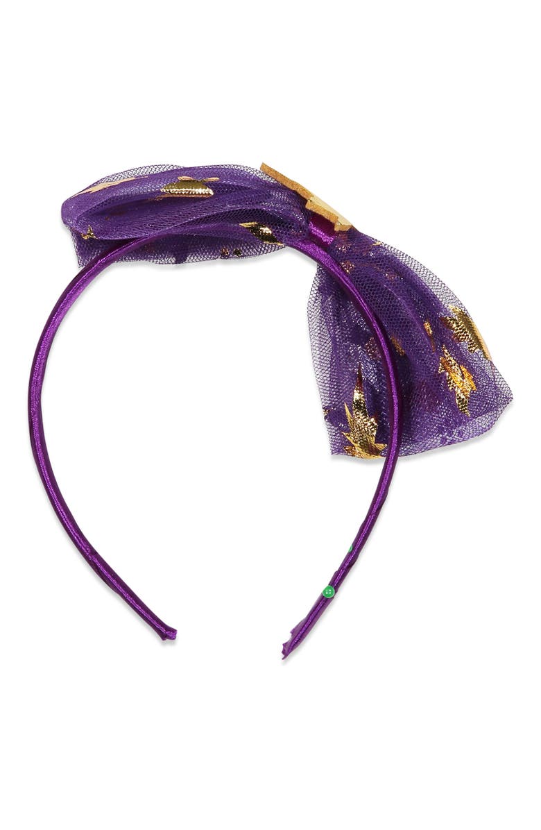 Disney Frozen Cosplay Short Sleeve Dress & Headband Set, Alternate, color, Princess Anna Black