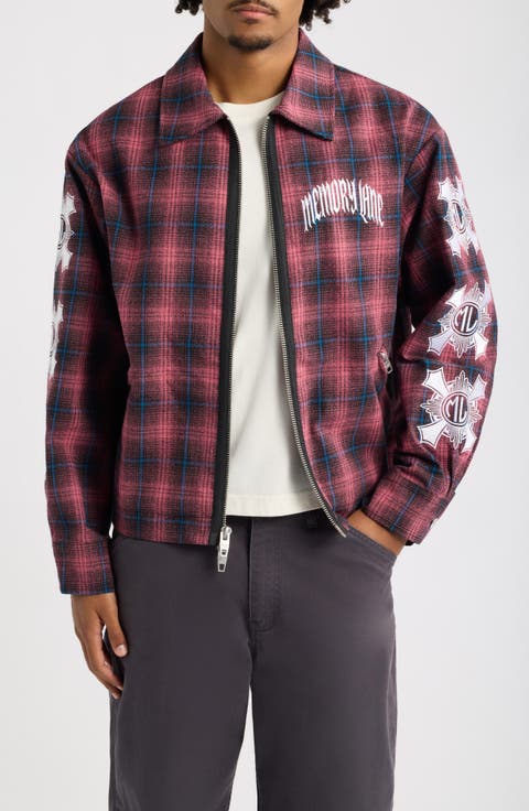 Plaid Zip Jacket