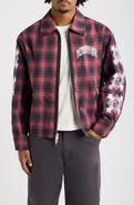MEMORY LANE Plaid Zip Jacket