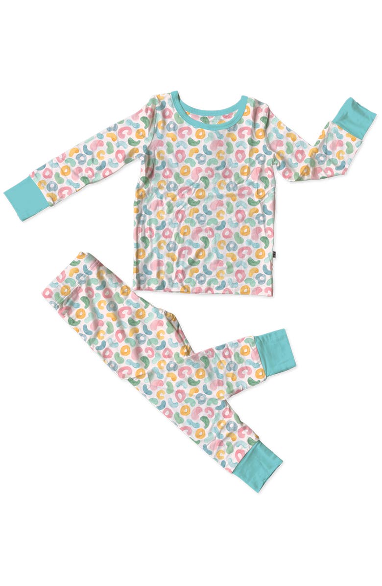 Laree + Co Kayelee Leopard 2-Piece Long Sleeve Set, Main, color, 