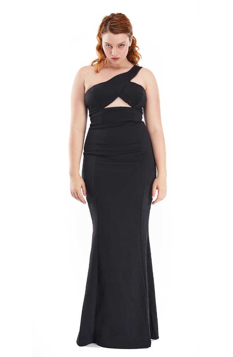 Mother of All Sabine Maxi Dress, Alternate, color, Black