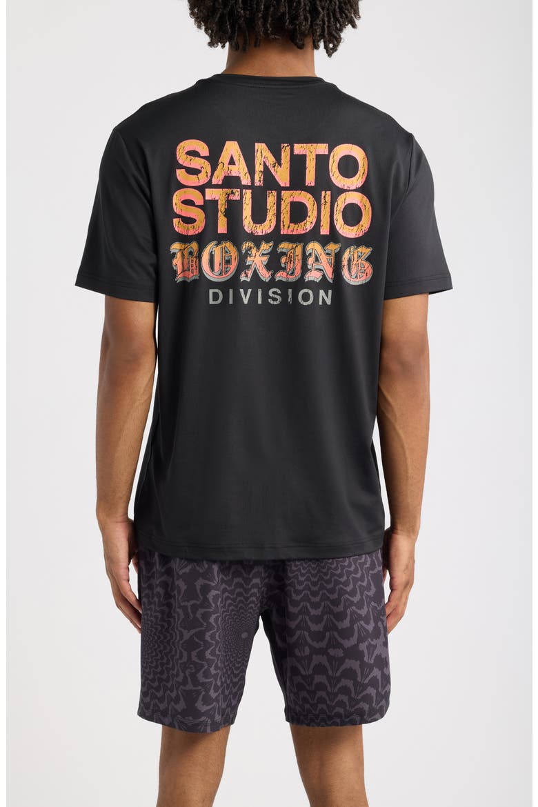 Boxing Division Performance Graphic T-Shirt, Alternate, color, BLACK