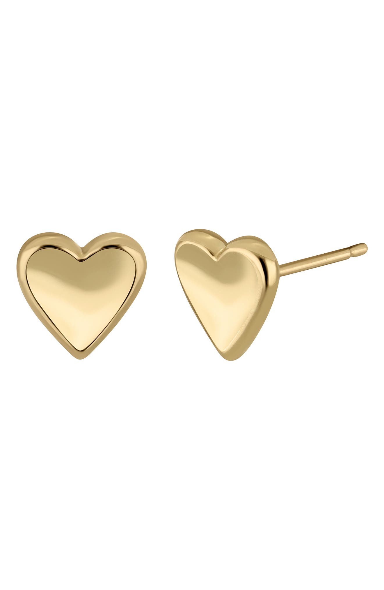 Bony Levy 14K Yellow Gold Heart Stud Earrings
