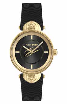 Supernova Three Hand Quartz Silicone Strap Watch, 34mm