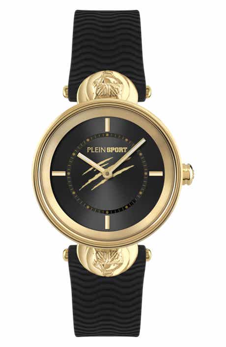 Supernova Three Hand Quartz Silicone Strap Watch, 34mm