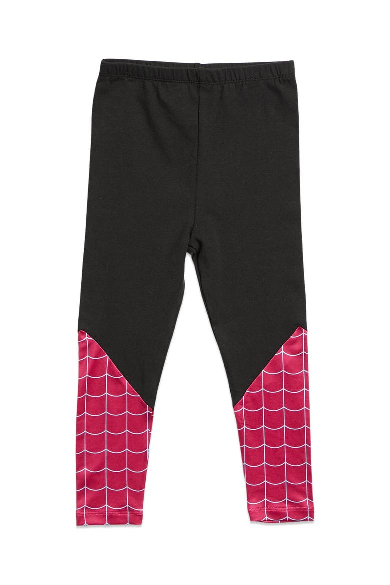 Spider-Man Cosplay Hooded Tee and Leggings Set, Alternate, color, Pink Spider Gwen