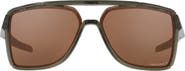 Oakley Castel 63mm Prizm™ Polarized Oversize Rectangular Sunglasses