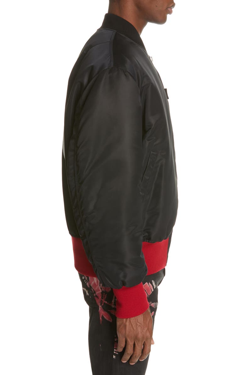 CALVIN KLEIN 205W39NYC Satin Nylon Bomber Jacket, Alternate, color, 