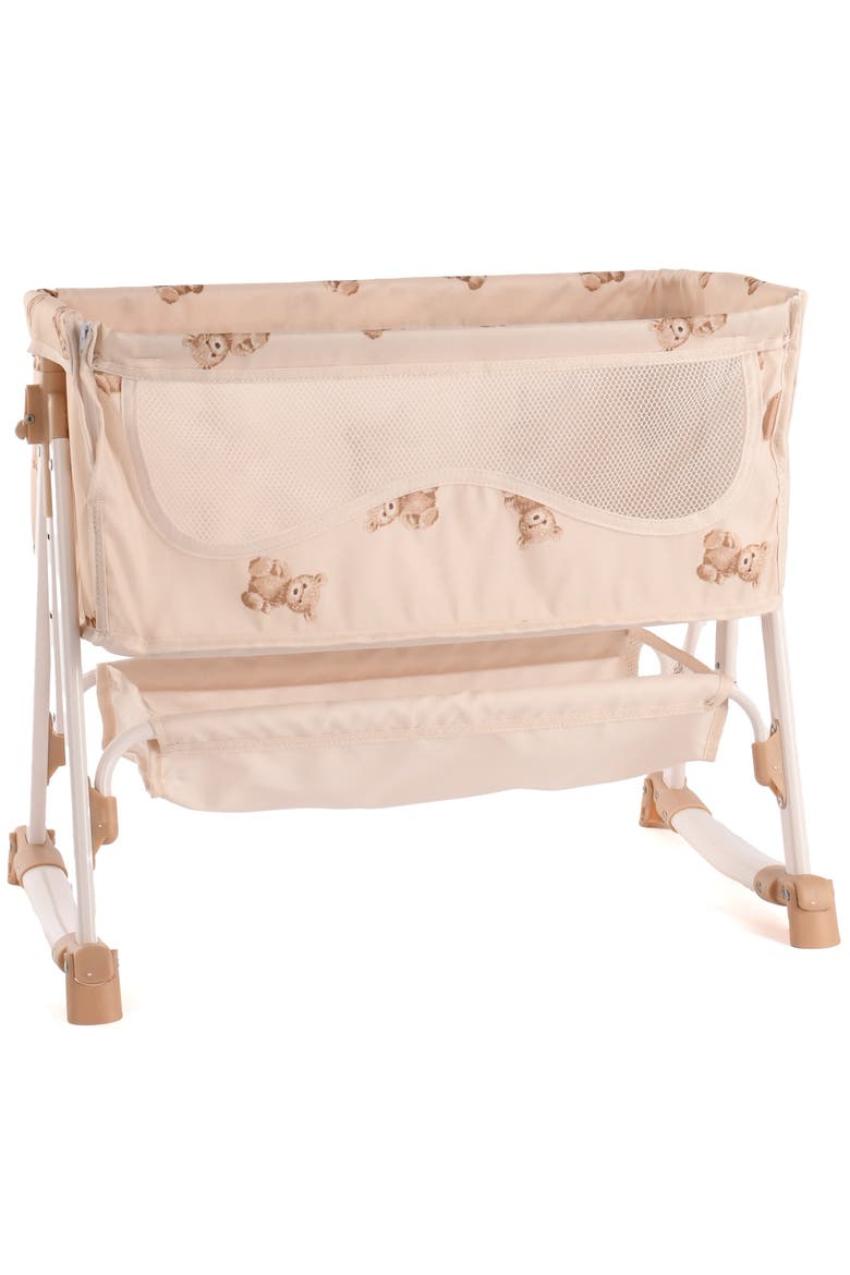Teddy Doll Bedside Crib, Roleplay Toy, Kids 3+, Main, color, Beige
