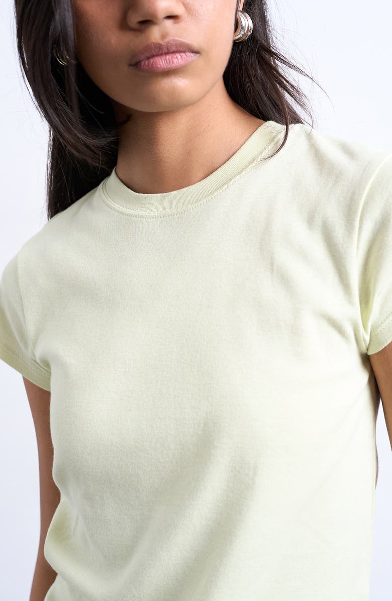 Topshop Everyday Cotton T-Shirt, Alternate, color, Light Green
