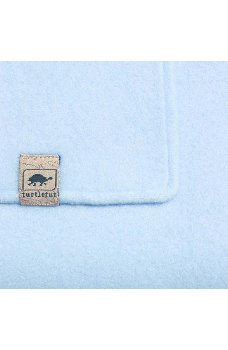 Turtle Fur Fleece Baby Security Blanket, Alternate, color, Light Blue