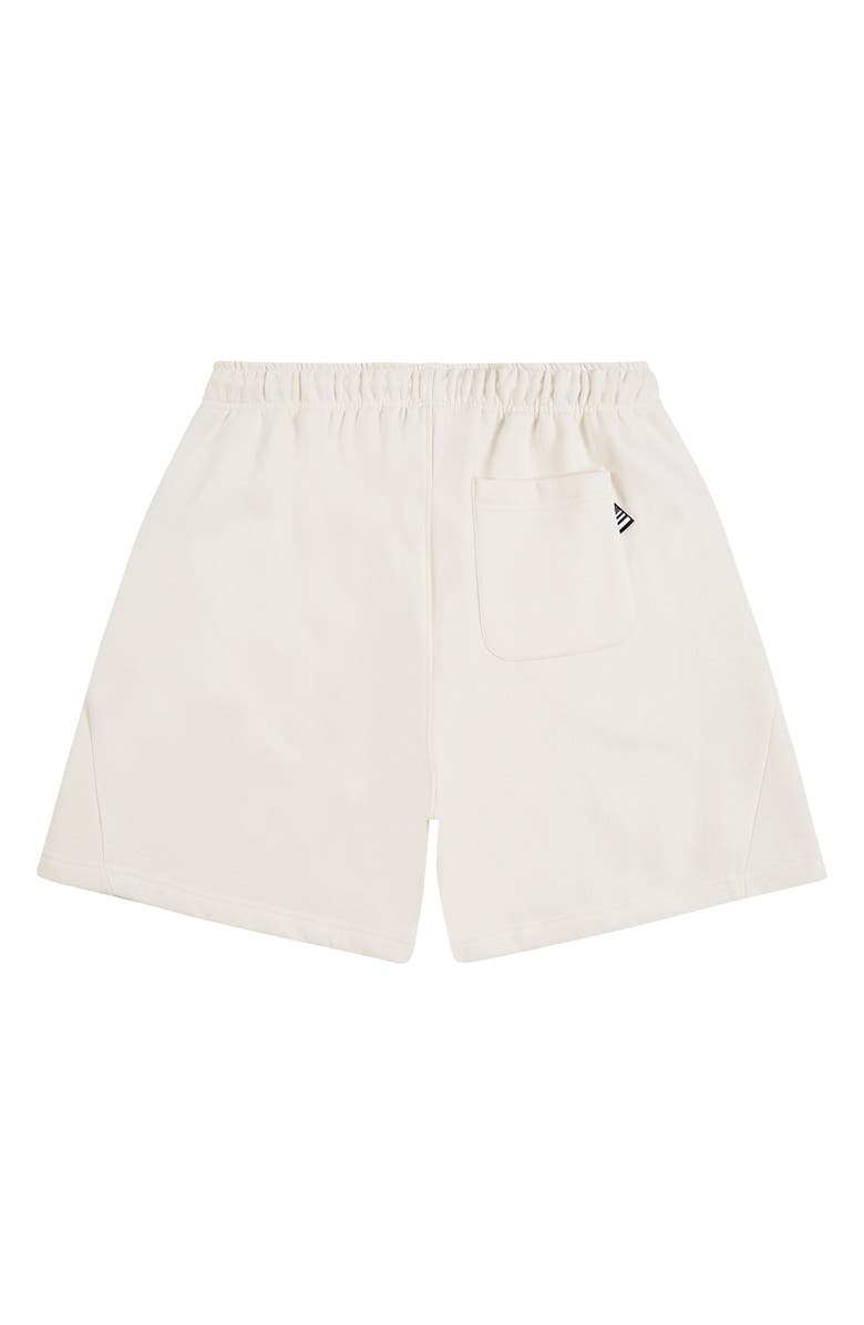 PAPER PLANES Script Weld Logo Sweat Shorts, Alternate, color, Oatmeal