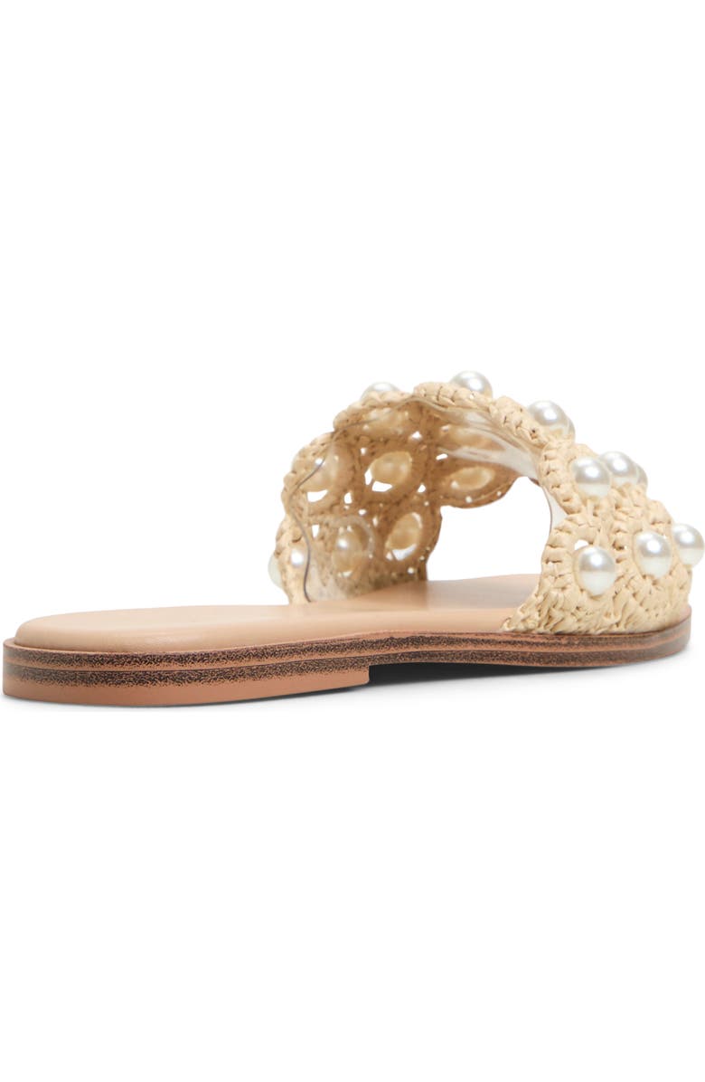 ALDO Gizelle Embellished Slide Sandal, Alternate, color, Natural