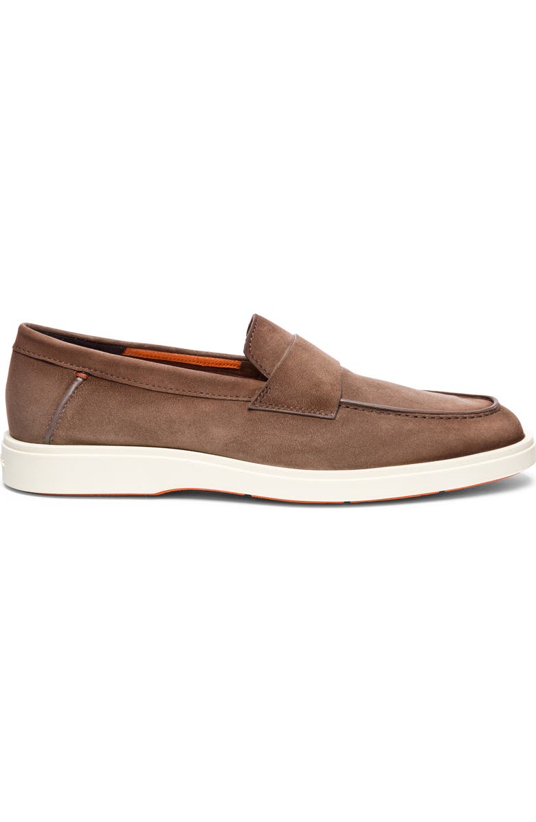 Santoni Revolve Loafer, Alternate, color, Brown