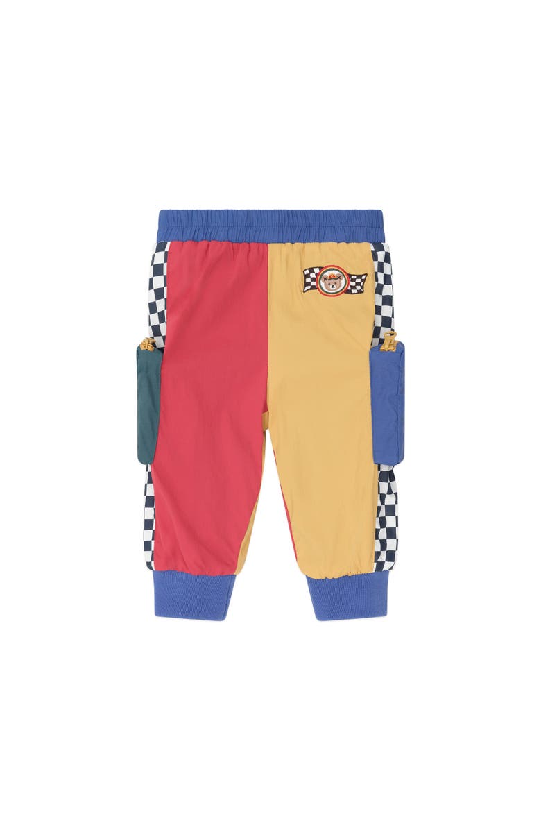 Huxbaby Retro Motosport Trackpant, Main, color, Multi