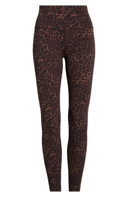 Mpg Print Sculpt Leggings In Brown