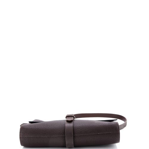 Pre-owned Hermes Hermes Etriviere Ii Messenger Fjord In Brown