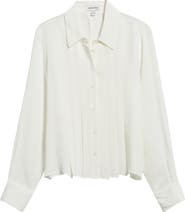 Nordstrom Tux Pleated Button-Up Shirt