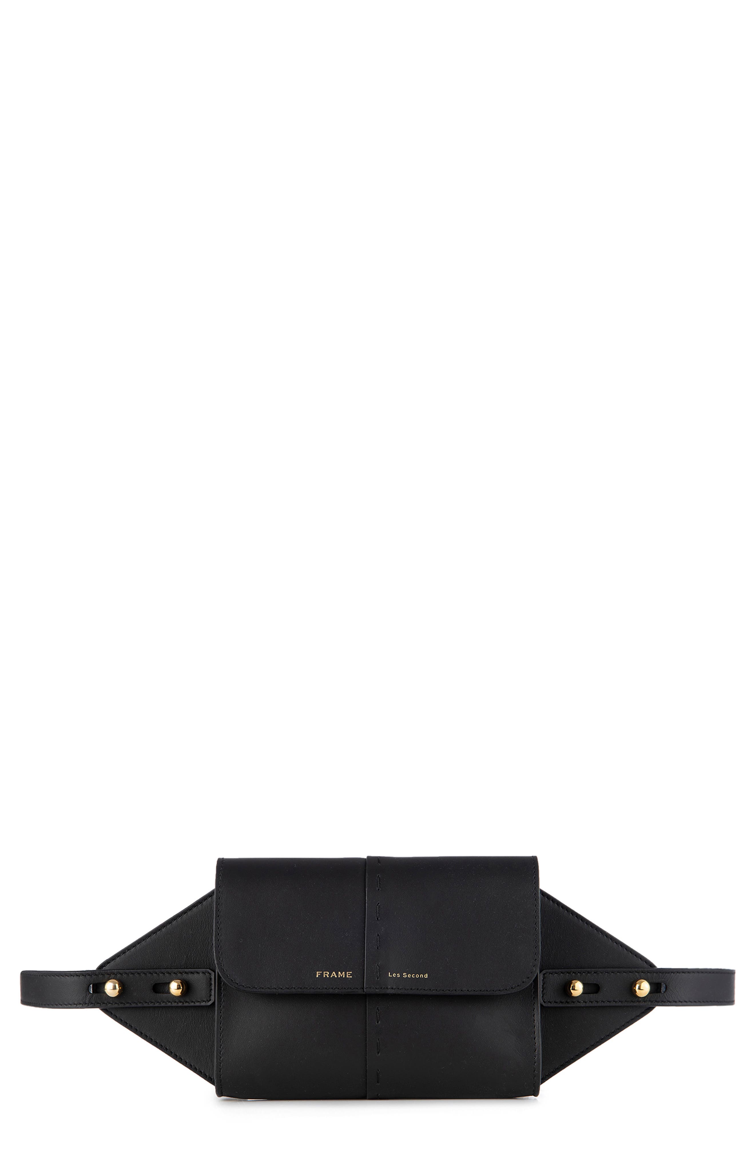 FRAME Les Second Leather Belt Bag, Main, color, 
