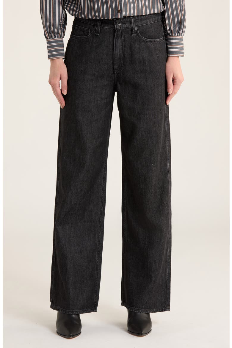 Lori Mid Rise Wide Leg Jeans, Main, color, SENOIA
