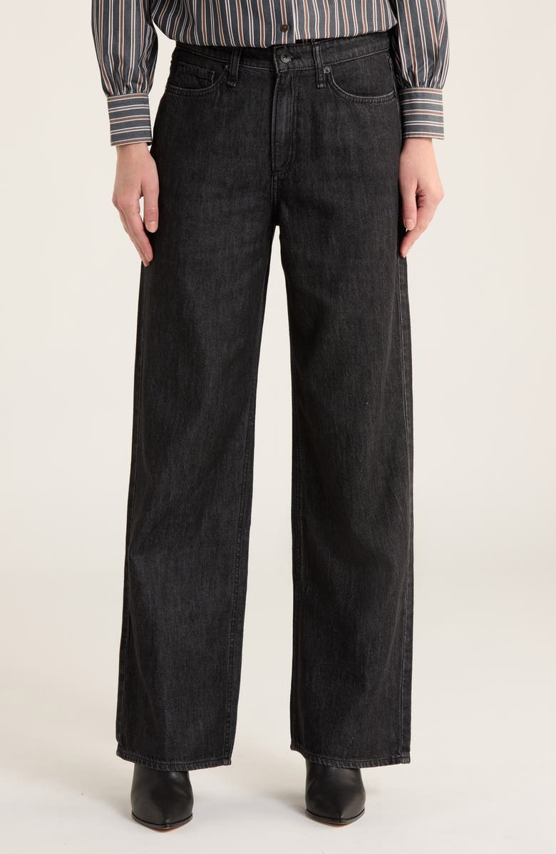 rag & bone Lori Mid Rise Wide Leg Jeans, Main, color, Senoia