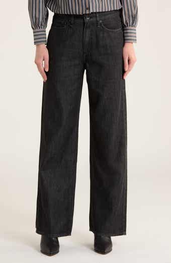 rag & bone Lori Mid Rise Wide Leg Jeans