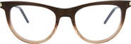 Saint Laurent Fashion 52mm Cat Eye Optical Glasses