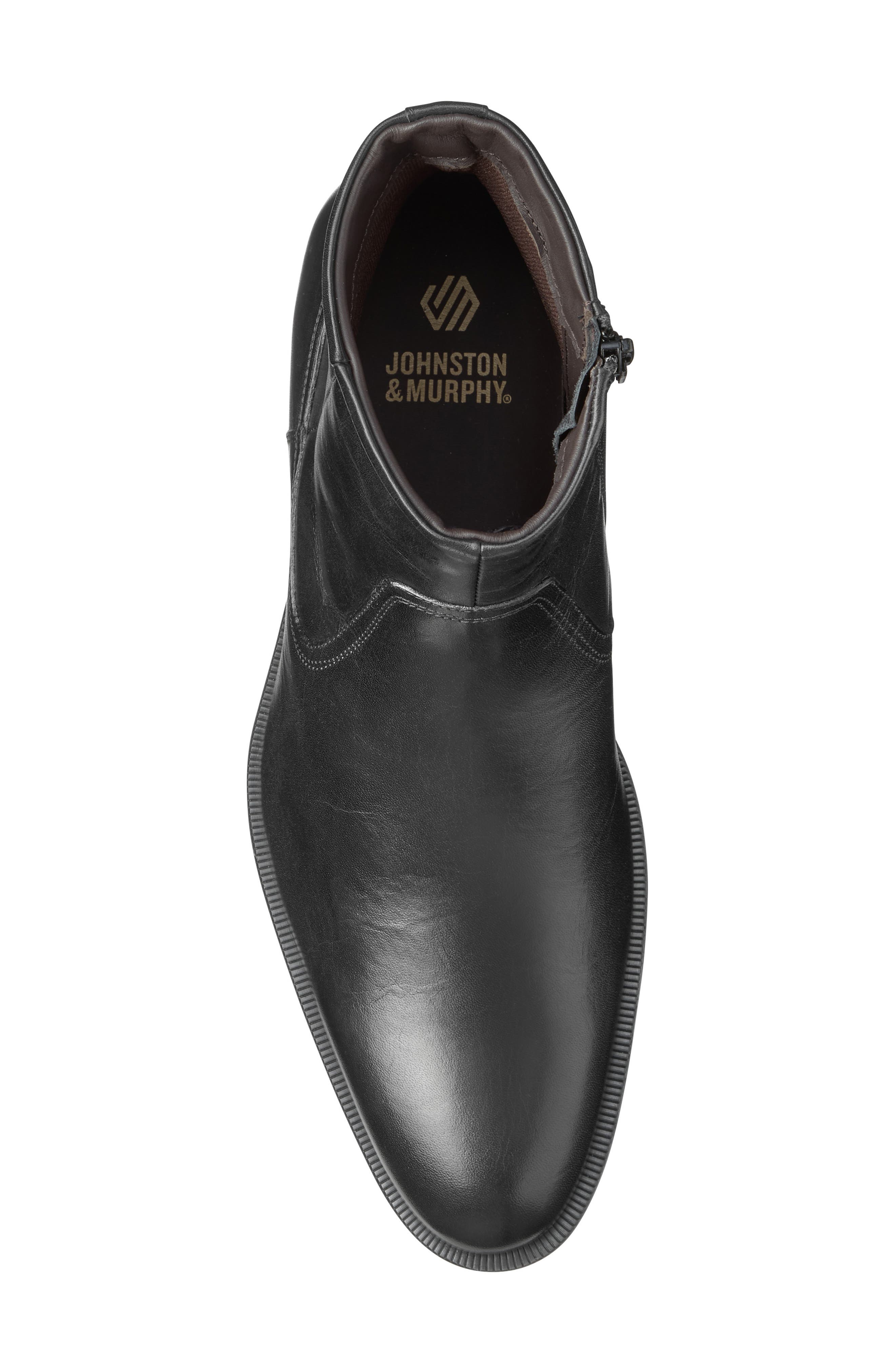Conlin Inside Zip Boot, Alternate, color, BLACK EUROPEAN FULL GRAIN
