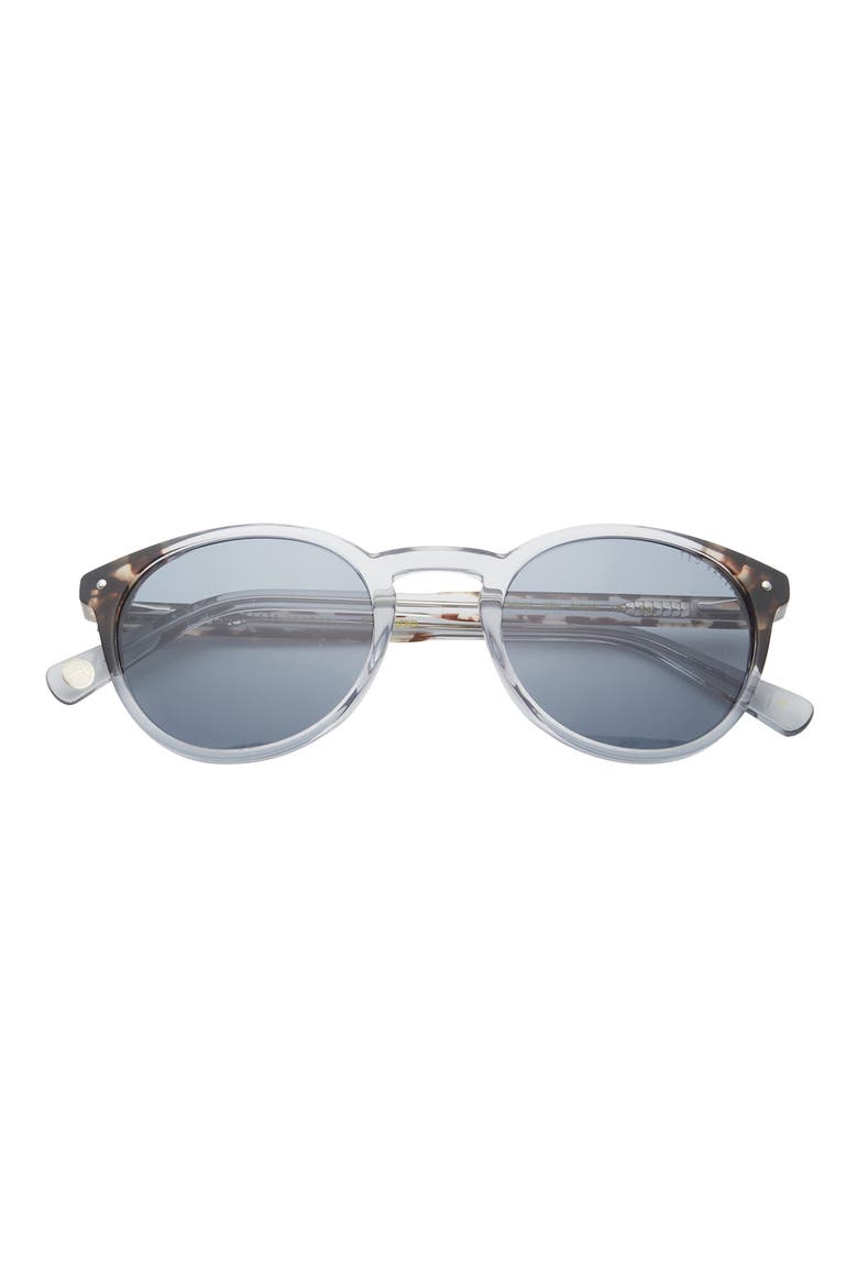 51mm Round Sunglasses, Main, color, GREY