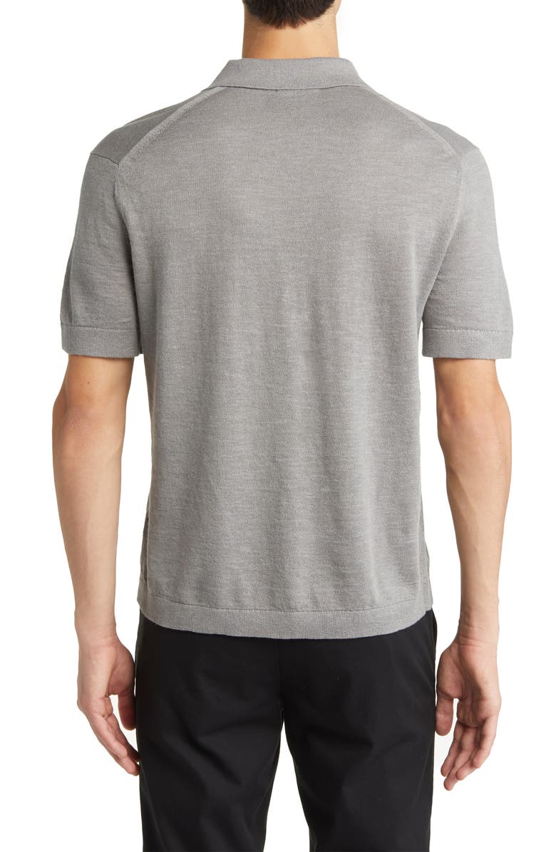 Theory Brenan Linen Blend Polo, Alternate, color, 