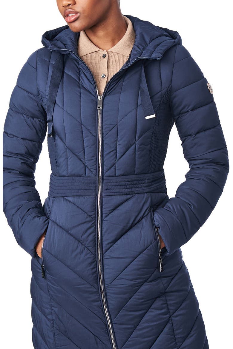 Packable Hooded Walker Coat, Alternate, color, DEEP OCEAN