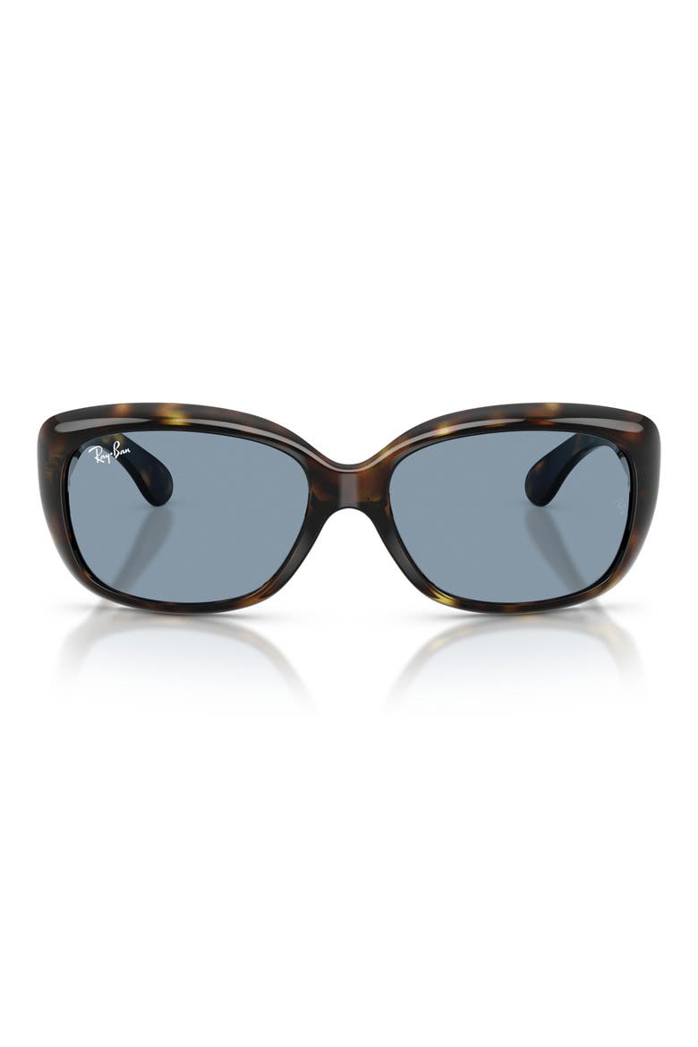 Jackie Ohh 58mm Cat Eye Sunglasses, Main, color, LIGHT HAVANA / BLUE