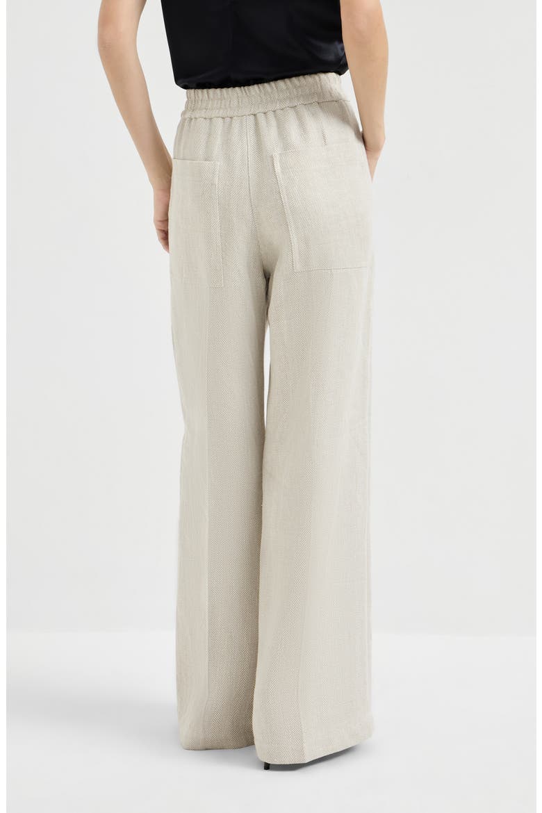 Loose Track trousers, Alternate, color, Beige