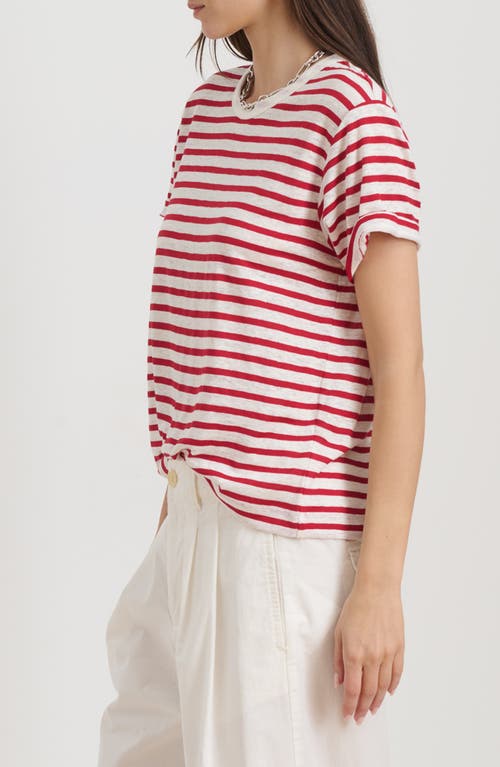 Alex Mill Garcon Striped Tee In Linen Cotton