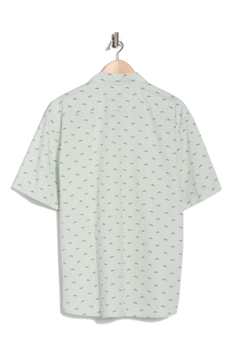 Rash 2 Cotton Poplin Button-Up Shirt, Alternate, color, OPEN BLUE