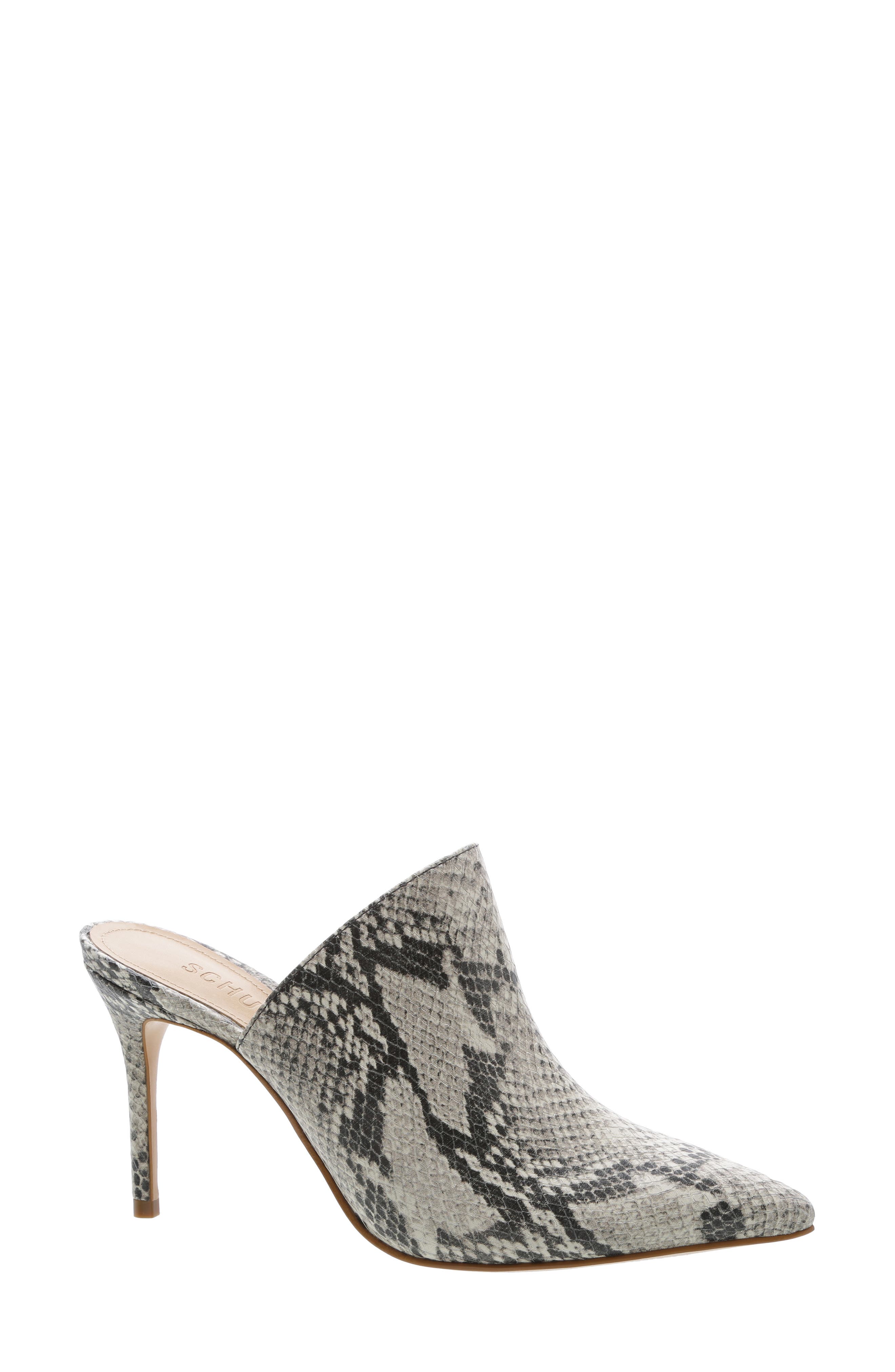 Bardot Pointed Toe Mule, Alternate, color, NATURAL LEATHER