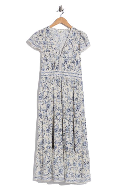 Flutter Sleeve Maxi Dress