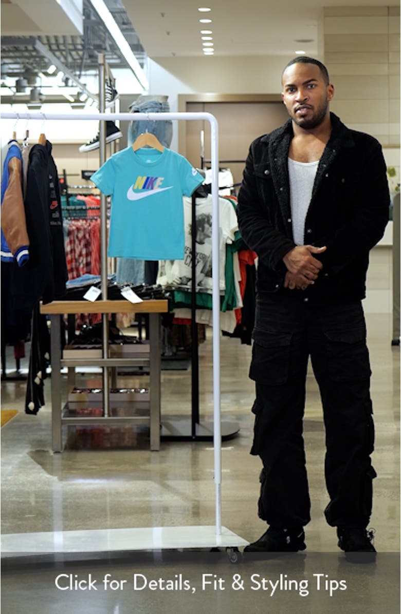 Kids' Futura Cotton Graphic Logo Tee, sales video thumbnail