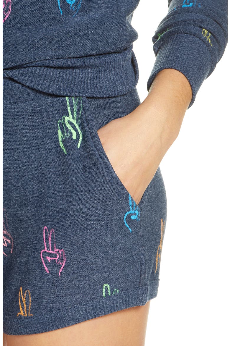 Cozy Peace Shorts, Alternate, color, AVALON