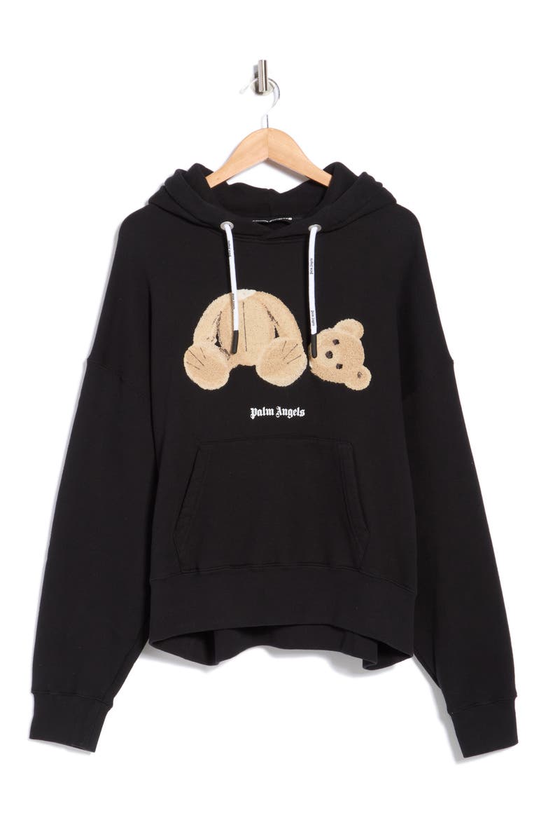 Hooded Sweatshirt, Main, color, BLACK BROWN