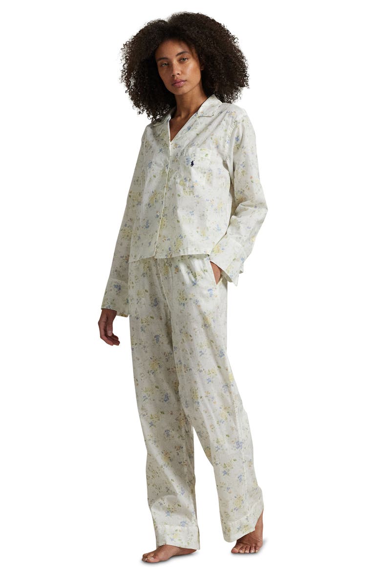 Cotton Pajamas, Alternate, color, BOTANICAL FLORAL