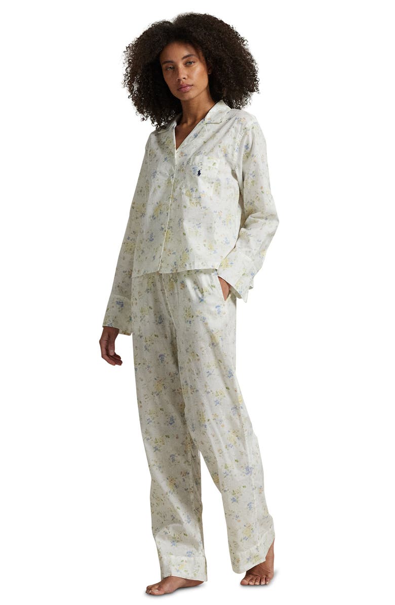 Polo Ralph Lauren Cotton Pajamas, Alternate, color, Botanical Floral