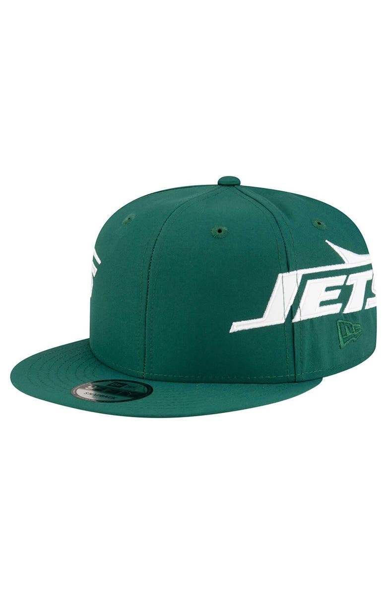 New Era Men's New Era Green New York Jets Helmet 9FIFTY Snapback Hat, Main, color, Green