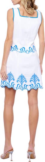 Cristi Embroidered A-Line Dress