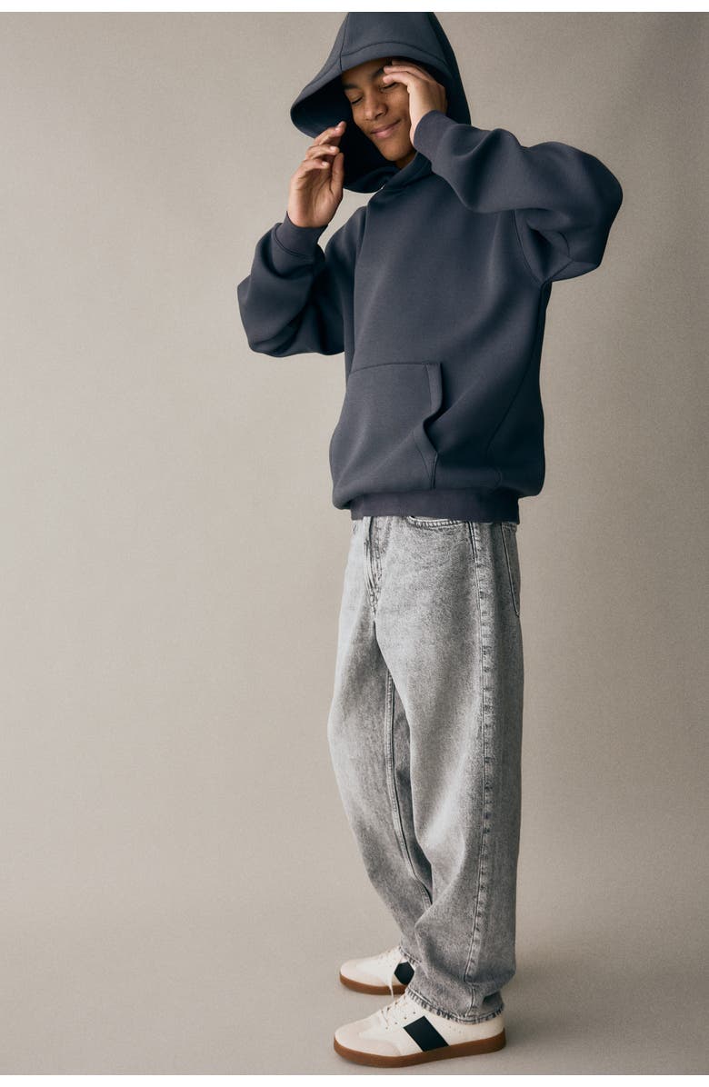 H&M Loose Fit Jeans, Alternate, color, Light Gray