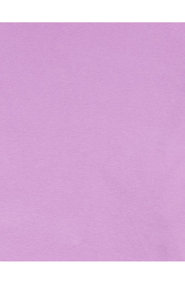 Leveret Kids Cotton Two-Piece Pajamas, Stripes, Solids & Tie Dye, Alternate, color, Purple