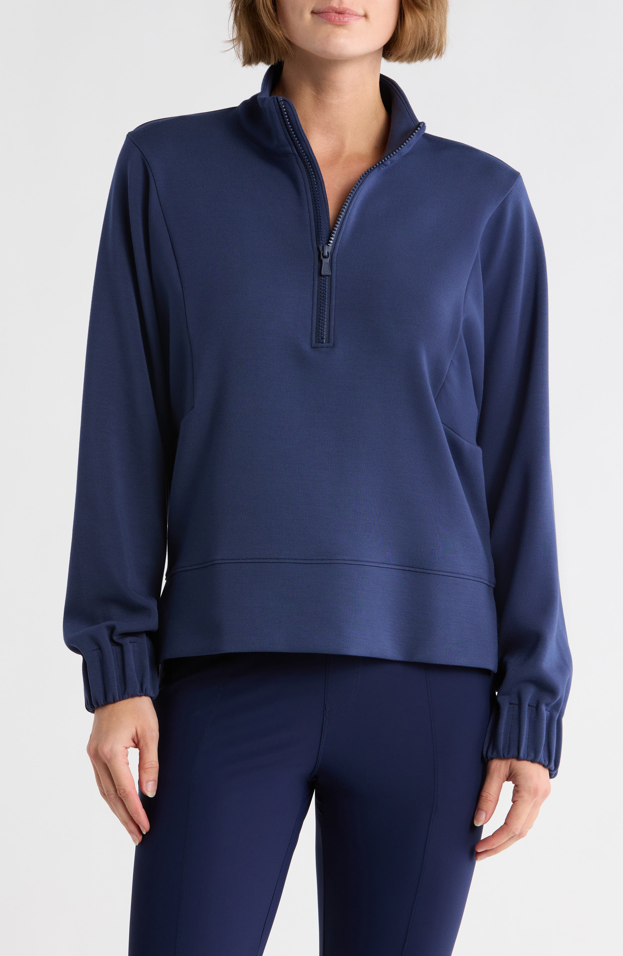 Peter Millar Stretch Jersey Half Zip Pullover