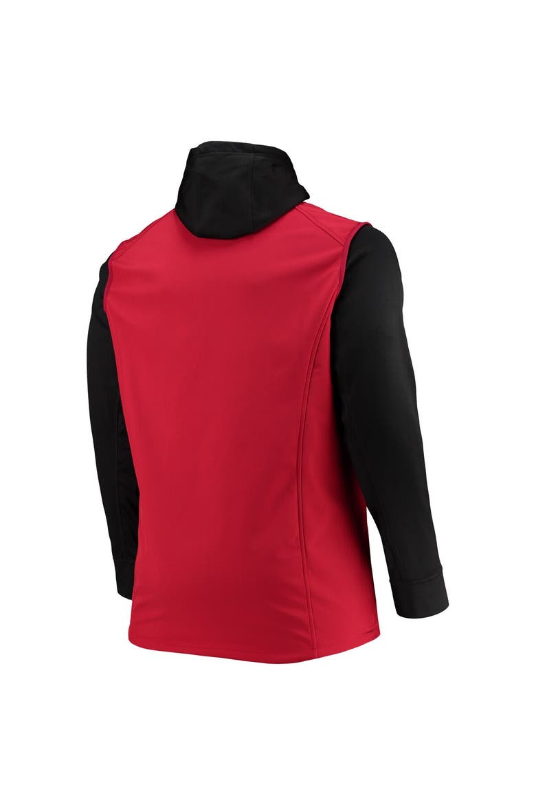 Men's Dunbrooke Red/Black Atlanta Falcons Big & Tall Alpha Full-Zip Hoodie Jacket, Alternate, color, Red