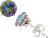 FUZION CREATIONS Amethyst Stud Earrings